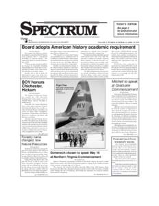 SPECTRUM VIRGINIA POLYTECHNIC INSTITUTE AND STATE UNIVERSITY TODAY’S EDITION  See page 2