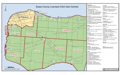 Essex County Licensed Child Care Centres Tecumseh E  (