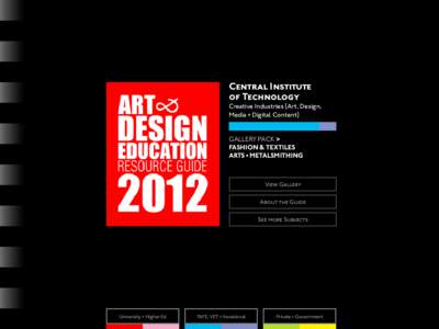 Fashion design / Central Institute of Technology / Design / Arts / Structure / Creative industries / Creativity / Finance