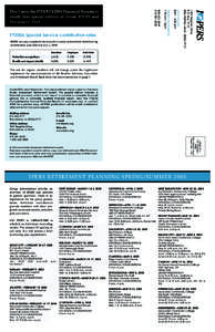 Employment compensation / Investment / Pension / Personal finance / Finance / Social Security / Actuarial science / Actuary / Defined benefit pension plan / Financial economics / Insurance / Economics