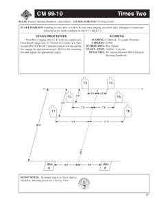 CM[removed]Times Two RULES: Practical Shooting Handbook, Latest Edition COURSE DESIGNER: US Design Team