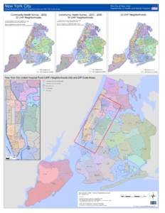 New York City  The City of New York Department of Health and Mental Hygiene  United Hospital Fund (UHF) Neighborhoods and NYC ZIP Code Areas