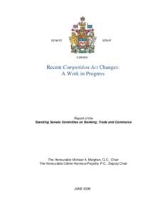 United States Senate / Michael Meighen / Marjory LeBreton / Government / Politics of Canada / 41st Canadian Parliament / Senate of Canada