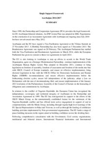 AzerbaijanSummary of the  Programming Document EN