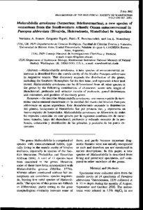 2 July 2002 PROCEEDINGS OF THE BIOLOGICAL SOCIETY OF WASHINGTON I15(2):[removed].