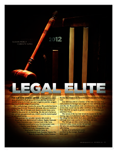 037_GT_Dec_LEGAL ELITE_GT.April:26 PM Page 37  EDITED BY SUSAN PERCY AND CHRISTY SIMO