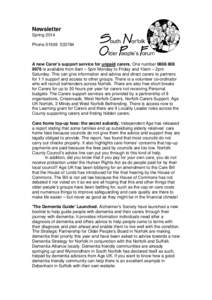 Microsoft Word - Spring 2014 newsletter.doc