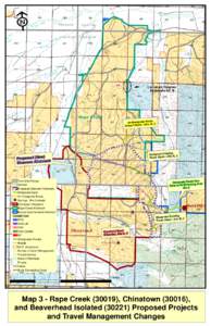 Map 3--Rape Creek, Chinatown, Beaverhead Isolated