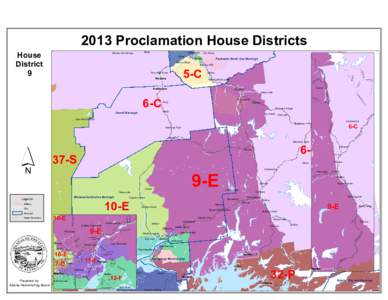 2013 Proclamation House Districts Goldstream Two Rivers  Chena Ridge