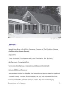 Orford, New Hampshire  Appendix Sample Long Term Affordability Document, Courtesy of The Workforce Housing Coalition of the Greater Seacoast Regulations