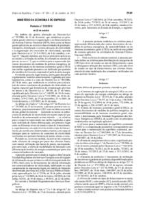 5949  Diário da República, 1.ª série — N.º 204 — 22 de outubro de 2012 MINISTÉRIO DA ECONOMIA E DO EMPREGO Portaria n.º [removed]