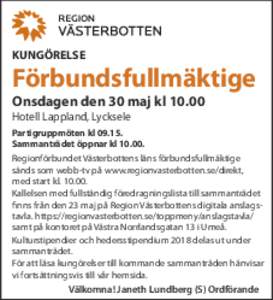 Region Västerbotten färg