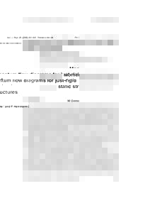 Eur. J. Phys–601. Printed in the UK  PII: S0143Momentum flow diagrams for just-rigid static structures