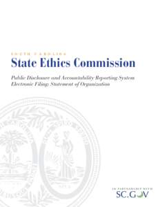 S O U T H  C A R O L I N A State Ethics Commission Public Disclosure and Accountability Reporting System