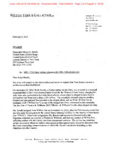 Case 1:05-md[removed]MKB-JO Document 6406 Filed[removed]Page 1 of 2 PageID #: [removed]WILLKIE FARR & GALLAGHERLLP STEPHEN