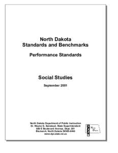 Social Studies Performance Standards