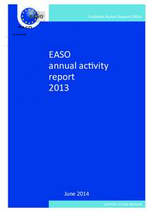 European Asylum Support Office  EASO annual activity report 2013