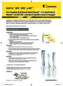 Drill Fix™ DFR™, DFS™, e DFT™  DEAL