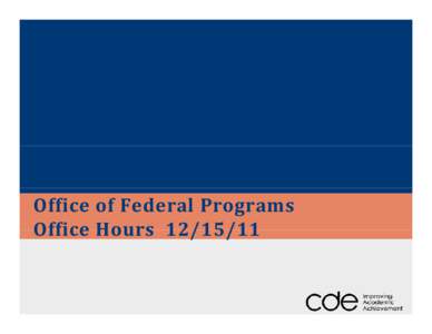 Title I Office Hours[removed]Post Award Revision Submissions and the Title I-A Component of the UIP