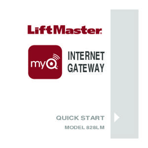 INTERNET GATEWAY QUICK START MODEL 828LM