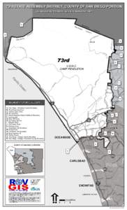 73rd STATE ASSEMBLY DISTRICT, COUNTY OF SAN DIEGO PORTION (As (As Adopted Adopted By By The The State