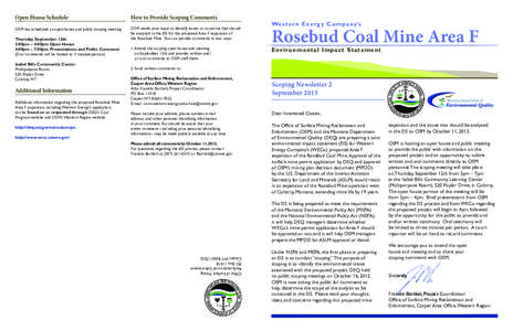 Coal mining / Surface mining / Colstrip /  Montana / Dragline excavator / Environmental impact statement / Technology / Environment / Office of Surface Mining / Mining