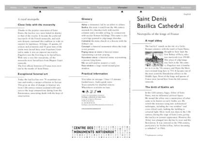 13B-basilique saint-denis EN:saint-denis[removed]:34 Page1  Visit Royal necropolis