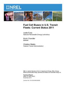 Fuel Cell Buses in U.S. Transit Fleets: Current Status 2011