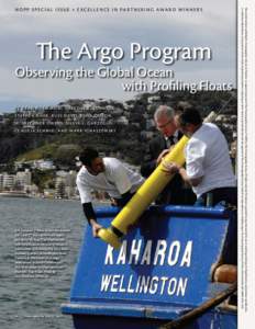 The Argo Program  Observing the Global Ocean with Profiling Floats B y D e an R o e m m i c h , G r e g o r y C . J o h n s o n , S t e p h e n R i s e r , R u s s D av i s , J o h n G i l s o n ,