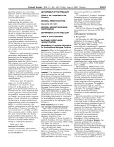 Federal Register / Vol. 72, No[removed]Friday, June 8, [removed]Notices  pwalker on PROD1PC71 with NOTICES plurality opinion, two concurring opinions, and two dissenting opinions),