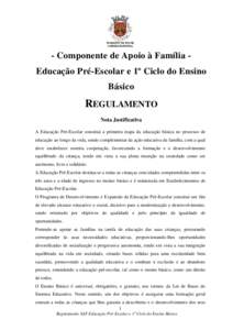 crosoft Word - REGULAMENTO - Educa73o Pr1-Escolar e 1.2 ceb