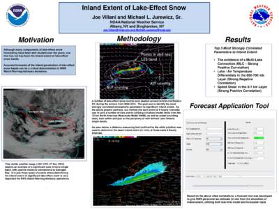 Inland Extent of Lake-Effect Snow Joe Villani and Michael L. Jurewicz, Sr. NOAA/National Weather Service Albany, NY and Binghamton, NY [removed] and [removed]