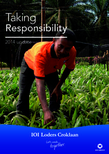 Taking  Responsibility 2014 update  Message CEO