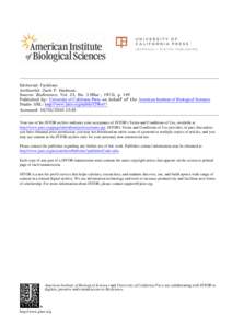 American Institute of Biological Sciences / Peer review / United States National Academy of Sciences / BioScience / JSTOR / Publishing / Academia / Academic publishing
