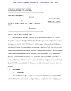 Investment / Stock / Security / Insider trading / Securities Exchange Act / Short / David H. Murdock / Warrant / Futures contract / Financial economics / Stock market / Finance