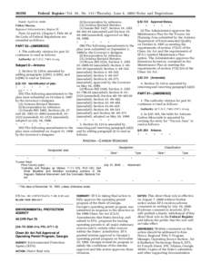 [removed]Federal Register / Vol. 65, No[removed]Thursday, June 8, [removed]Rules and Regulations Dated: April 24, 2000. Felicia Marcus,