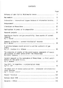 CONTENTS  Pages 1  Obituary of John Patrick Micklewaite Brenan........................