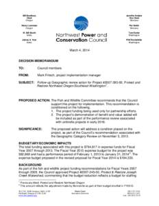 Decision Memo Document Template