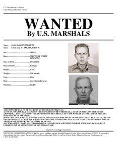 Wanted by U.S. Marshals: John ANGLIN