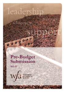 WFA0044_ Pre Budget Submission doc 2011_print.indd