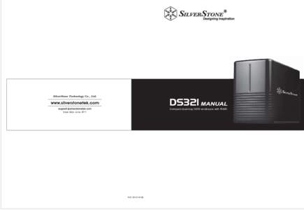 DS321 Compact dual-bay HDD enclosure with RAID Issue date: June, 2011 NO: G11214190
