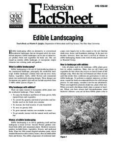 FactSheet Extension HYG[removed]Horticulture and Crop Science, 2001 Fyffe Court, Columbus, OH[removed]