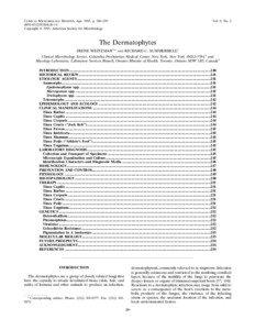 Microbiology / Fungal diseases / Dermatophyte / Trichophyton rubrum / Dermatophytosis / Trichophyton / Tinea capitis / Epidermophyton floccosum / Hair perforation test / Biology / Mycology / Eurotiomycetes