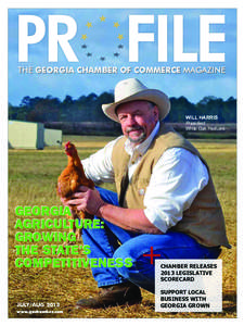 THE GEORGIA CHAMBER OF COMMERCE MAGAZINE  WILL HARRIS President White Oak Pastures