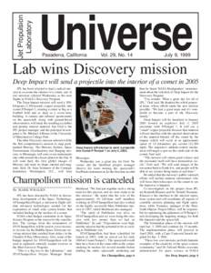 Jet Propulsion Laboratory Universe Pasadena, California