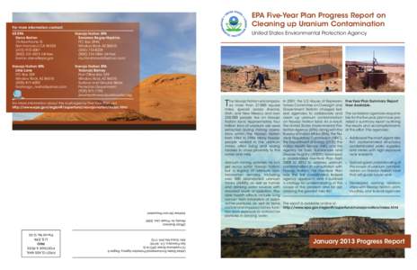 Environment / Uranium mining / Navajo Nation / United States Environmental Protection Agency / Superfund / Uranium mining and the Navajo people / Uranium / Chemistry / Uranium mining in the United States / New Mexico