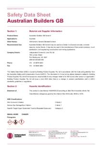 Australian Builders General Blend cement.docx