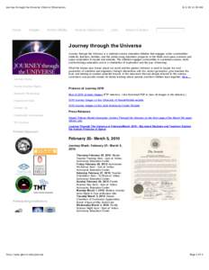 Journey through the Universe | Gemini Observatory