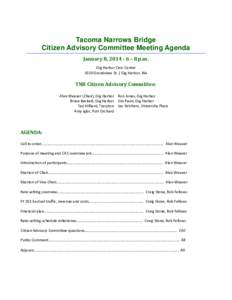 Road transport / Transportation planning / Tacoma Narrows Bridge / Transportation forecasting / Toll road / Washington State Department of Transportation / Electronic toll collection / Transport / North Tacoma /  Washington / Washington