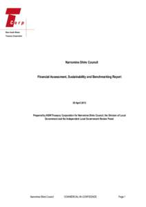 Narromine Shire Council  Financial Assessment, Sustainability and Benchmarking Report 05 April 2013